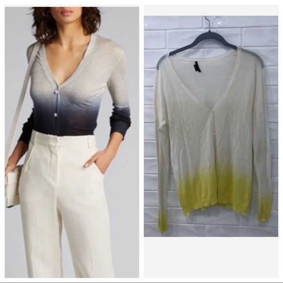 theory ombre cardigan